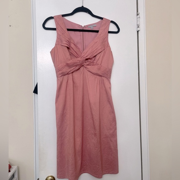 Dusty rose Calypso Saint Bart size 0 (fits like 00 ) pink silk dress semi formal - Picture 3 of 12